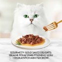 Gourmet Gold Sauce Delight z wołowiną - mokra karma dla kota - puszka - 85 g PURINA NESTLE