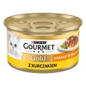 Gourmet Gold Sauce Delights mokra karma dla kota z kurczakiem 85 g PURINA NESTLE