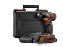 Black & Decker ASD18K Zamek centralny Czarny, Pomarańczowy Black&Decker