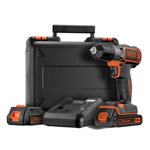 Black & Decker ASD18KB-QW wiertło Czarny, Pomarańczowy Black&Decker