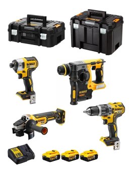 18v xr kit tstak (dcg405, dch273, dcd796, dcf887) DeWalt