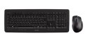 CHERRY DW 5100 klawiatura Dołączona myszka Uniwersalne RF Wireless QWERTZ Niemiecki Czarny Cherry