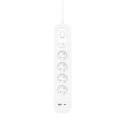 Listwa zasilająca Belkin Power Surge 4-PORT + 1xUSB-A +1xUSB-C 2.4A PD 525J 2m White Belkin