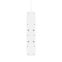 Listwa zasilająca Belkin Power Surge 4-PORT + 1xUSB-A +1xUSB-C 2.4A PD 525J 2m White Belkin