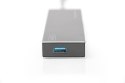 DIGITUS HUB USB 3.0/KONCENTRATOR 7XUSB 3.0 SUPERSPEED, AKTYWNY, ALUMINIUM DA-70241-1 DIGITUS