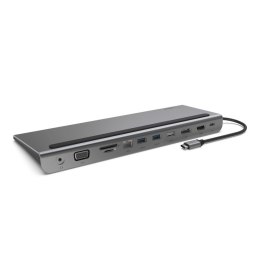 Hub Belkin Connect USB-C 11-in-1 Multiport Dock 1x4k HDMI/1xDisplayPort/1xVGA/3xUSB-A/1xUSB-C PD/1xRJ45 Gigabit/1xSD Card reader Belkin