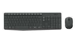 MK235 WIRELESS KEYBOARD / MOUSE/COMBO GREY-DEU-2.4GHZ-CENTRAL Logitech