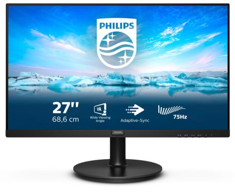 Philips V Line 272V8LA/00 monitor komputerowy 68,6 cm (27") 1920 x 1080 px Full HD LED Czarny Philips