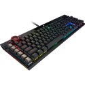 Klawiatura Gamingowa Corsair K100 RGB, Corsair OPX, LED RGB - Czarna Corsair