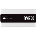 RM Series (2021), White, RM750, 750 Watt, 80 PLUS GOLD Certified Corsair