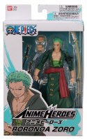 ANIME HEROES ONE PIECE - RORONOA ZORO BANDAI