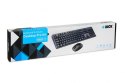 Zestaw klawiatura + mysz IBOX DESKTOP PRO KIT IKMS606W (USB 2.0; (US); kolor czarny; optyczna; 1200 DPI) IBOX