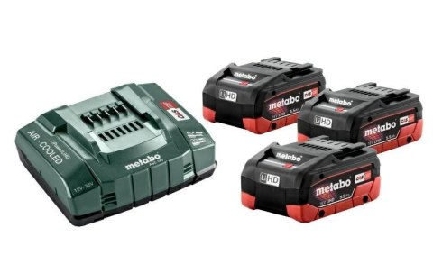 METABO.AKUMULATOR 18V 5,5Ah LIHD x3+ŁAD. ASC 145 Metabo