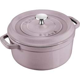 Garnek żeliwny okrągły Staub - 2.2 ltr, Kwiat Wiśni STAUB