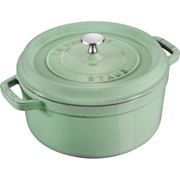 Garnek żeliwny okrągły Staub - 2.6 ltr, Miętowy STAUB