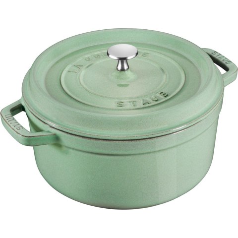 Garnek żeliwny okrągły Staub - 2.6 ltr, Miętowy STAUB