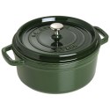 STAUB LA COCOTTE Garnek żeliwny okrągły 3.8 ltr, zielony STAUB