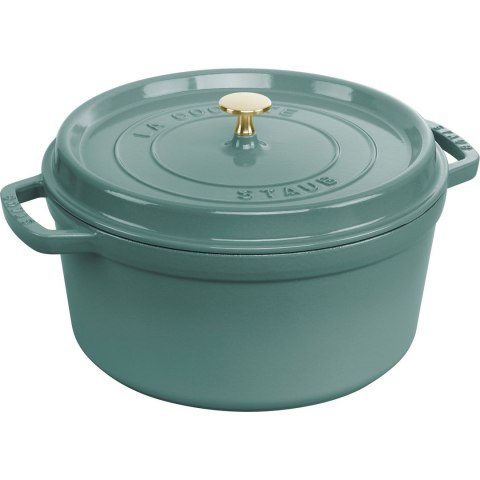 Garnek żeliwny okrągły Staub - 6.7 ltr, Eukaliptusowy STAUB