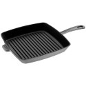 Kwadratowa patelnia żeliwna grillowa STAUB 40501-109-0 - grafitowa 30 cm ZWILLING