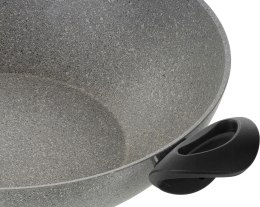 Patelnia BALLARINI Ferrara Wok z 2 uchwytami granitowa 36 cm FERR8KD.36D BALLARINI