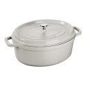 Garnek żeliwny owalny STAUB 40501-448-0 - biała trufla 6.7 ltr ZWILLING