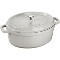 Garnek żeliwny owalny STAUB 40501-448-0 - biała trufla 6.7 ltr ZWILLING