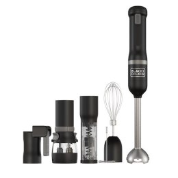 Black & Decker Black + Decker Stabmixer 6er Kit schwarz Mikser ręczny Czarny BLACK+DECKER