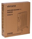 Grzejnik olejowy 11 żeberek 2000W VO0274 VOLTENO Volteno