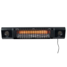 Promiennik podczerwieni Sunred SOUND-2000W Heater, Sun and Sound Ultra Wall, 2000 W, Czarny SUNRED