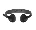 Lenovo Wireless VoIP Headset Zestaw słuchawkowy Bezprzewodowy Opaska na głowę Biuro/centrum telefoniczne Bluetooth Czarny Lenovo