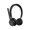 Lenovo Wireless VoIP Headset Zestaw słuchawkowy Bezprzewodowy Opaska na głowę Biuro/centrum telefoniczne Bluetooth Czarny Lenovo