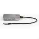 StarTech.com HB31C3A1CDPPD3 huby i koncentratory USB 3.2 Gen 2 (3.1 Gen 2) Type-C 10000 Mbit/s Srebrny Manhattan