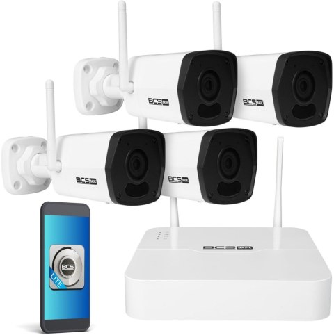 ZESTAW DO MONITORINGU BEZPRZEWODOWY WIFI BCS-B-KITW(2.0) BCS