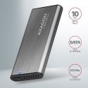 AXAGON EEM2-SG2 RAW BOX Etui zewnętrzne na dyski SSD M.2 USB-C 3.2 Gen 2 - srebrny AXAGON