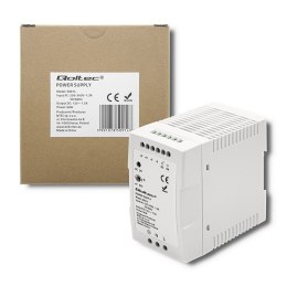 QOLTEC ZASILACZ NA SZYNĘ DIN 90W | 12V | 7.5A | BIAŁY | SLIM Qoltec