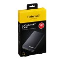 Dysk zewnętrzny HDD INTENSO Memorycase 6021530 (500 GB; 2.5"; USB 2.0, USB 3.0; 5400 obr/min; kolor czarny) INTENSO