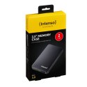 Intenso 2TB 2.5" Memory Case USB 3.0 zewnętrzny dysk twarde 2000 GB Czarny INTENSO