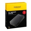 Intenso Memory Center zewnętrzny dysk twarde 8 TB 5400 RPM 3.5" USB 3.2 Gen 1 (3.1 Gen 1) Czarny INTENSO