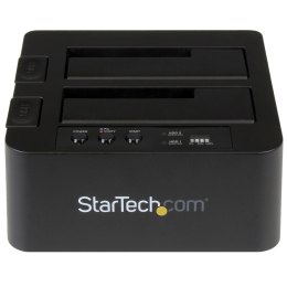 StarTech.com SDOCK2U313R duplikator Duplikator HDD 2 kopii Czarny Manhattan