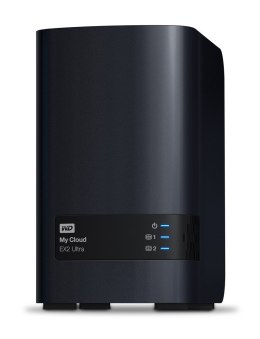 Western Digital My Cloud EX2 Ultra NAS Komputer stacjonarny Marvell Armada 385 1 GB DDR3 4 TB HDD My Cloud OS Czarny WD