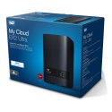 Western Digital My Cloud EX2 Ultra NAS Komputer stacjonarny Marvell Armada 385 1 GB DDR3 4 TB HDD My Cloud OS Czarny WD