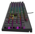 GENESIS Thor 303 klawiatura Gaming USB QWERTZ Niemiecki Czarny GENESIS