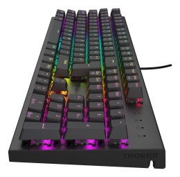 GENESIS Thor 303 klawiatura Gaming USB QWERTZ Niemiecki Czarny GENESIS