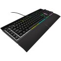 Corsair K55 RGB PRO klawiatura Gaming USB QWERTZ Niemiecki Czarny Corsair