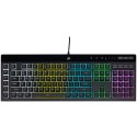 Corsair K55 RGB PRO klawiatura Gaming USB QWERTZ Niemiecki Czarny Corsair