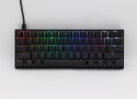 Ducky Mecha Mini klawiatura Dołączona myszka Gaming USB Angielski Czarny Ducky