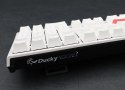 Ducky One 2 White Edition klawiatura Uniwersalne USB Niemiecki Biały Ducky