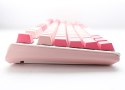 Ducky One 3 Gossamer Pink klawiatura Gaming USB US English Różowy, Biały Ducky