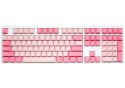 Ducky One 3 Gossamer Pink klawiatura Gaming USB US English Różowy, Biały Ducky