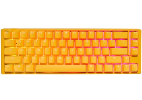 Ducky One 3 Yellow SF klawiatura Gaming USB US English Żółty Ducky